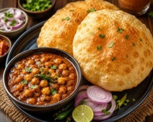 HOME delicious chole bhature a classic indian food delight
