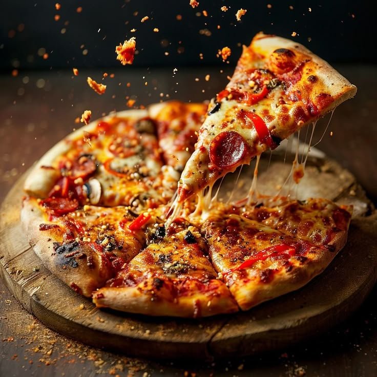 delicious pizza